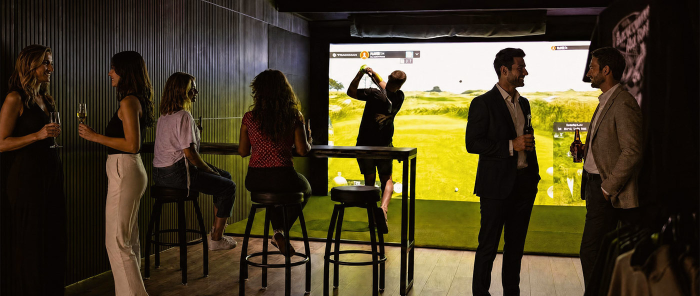 Blackburn Virtual Golf lounge in Anderson, CA